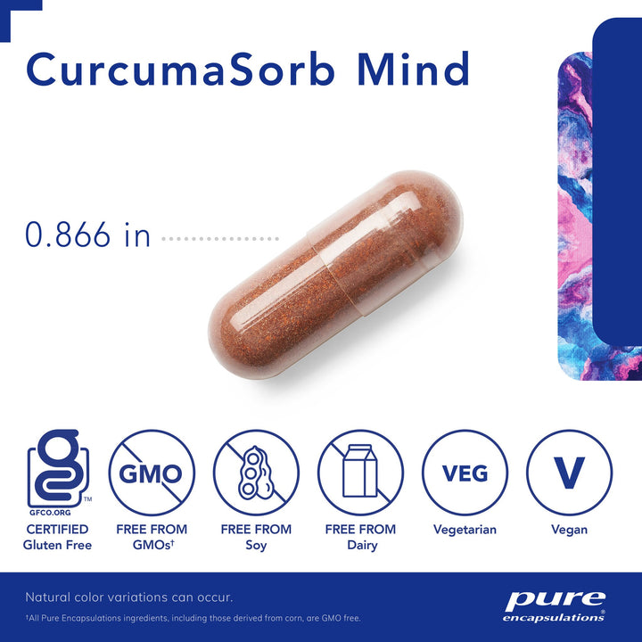 CurcumaSorb Mind 60's