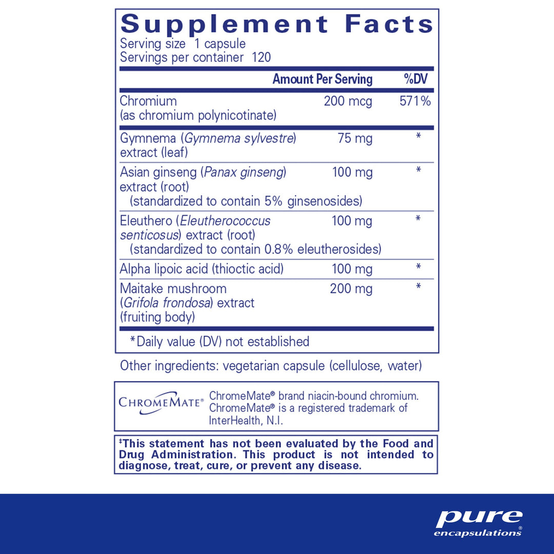 Glucose Support Formula‡ 120's