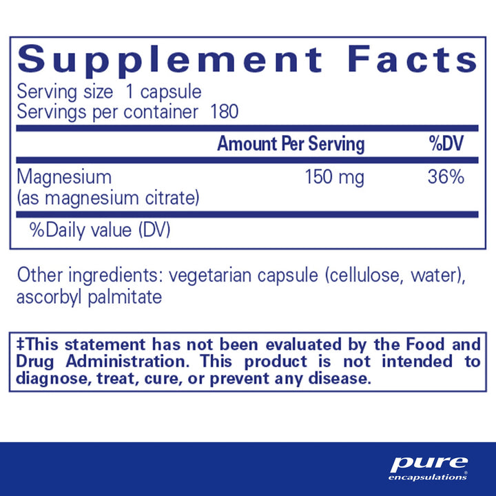 Magnesium (citrate) 180's