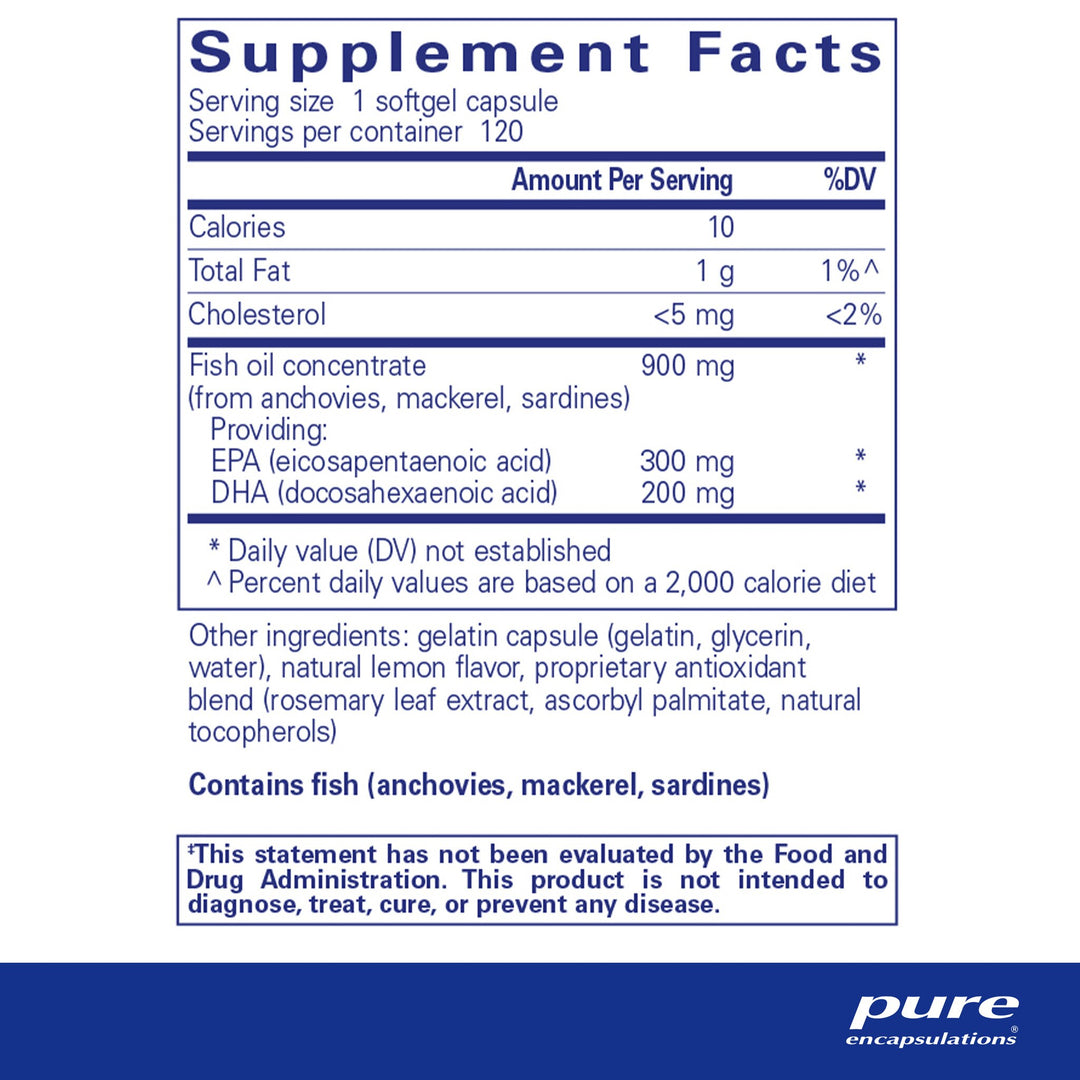 EPA/DHA with lemon 120's