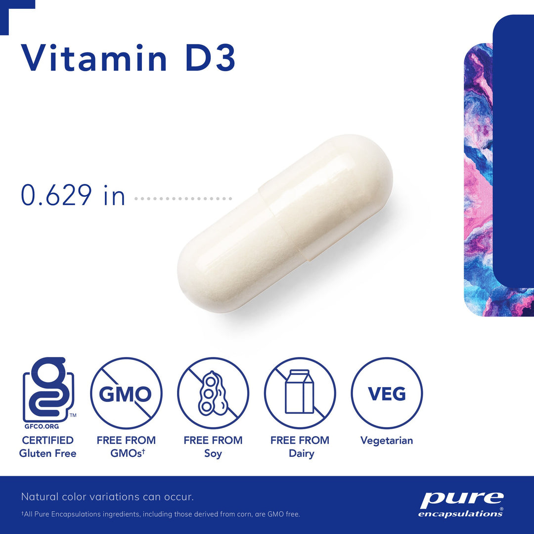 Vitamin D3 125 mcg (5,000 IU) 60's