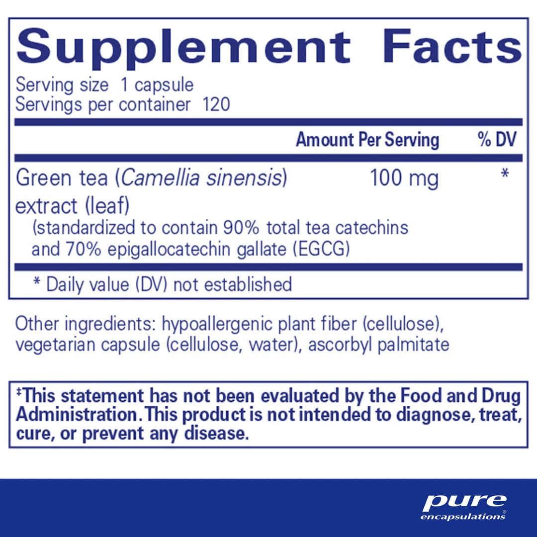 Green Tea Extract (decaffeinated) 120's