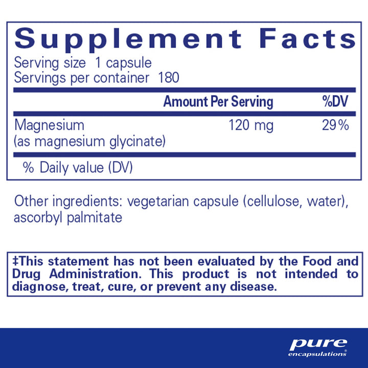 Magnesium (glycinate) 180's