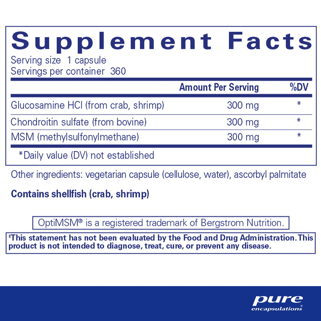 Glucosamine Chondroitin with MSM 360's