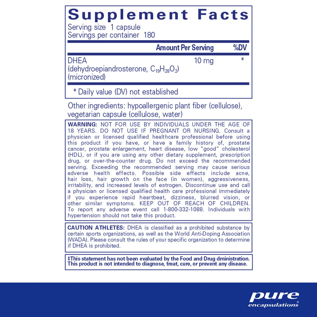 DHEA 10 mg. 180's