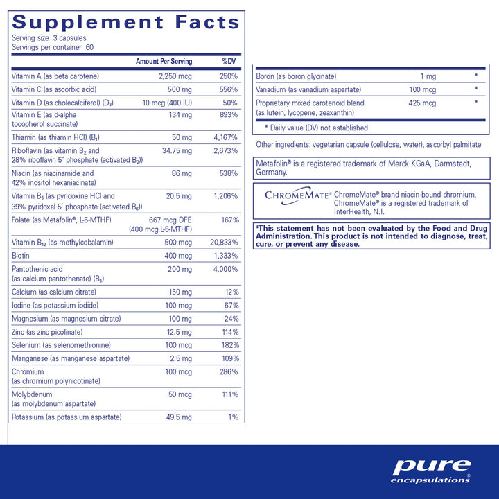 Nutrient 950® without Copper & Iron 180's