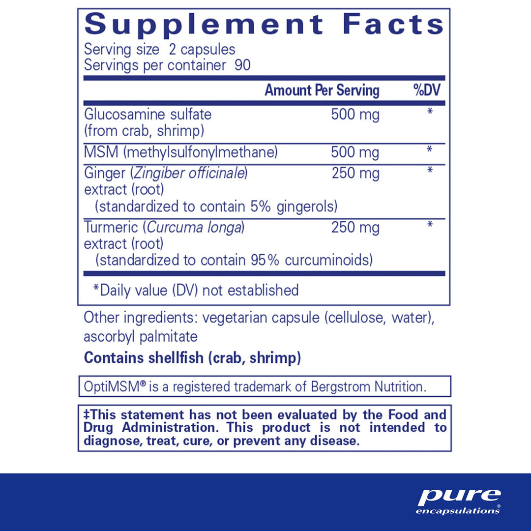 Glucosamine/MSM with joint comfort herbs‡ 180's