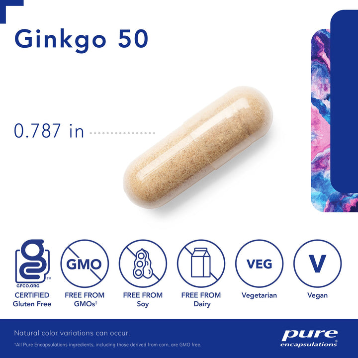 Ginkgo 50 - 160 mg. 120's