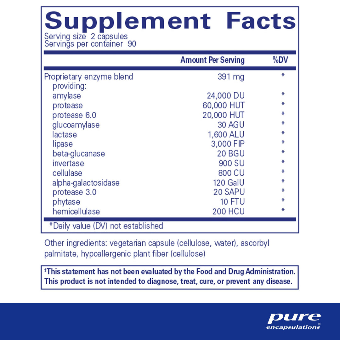 Digestive Enzymes Ultra 180's