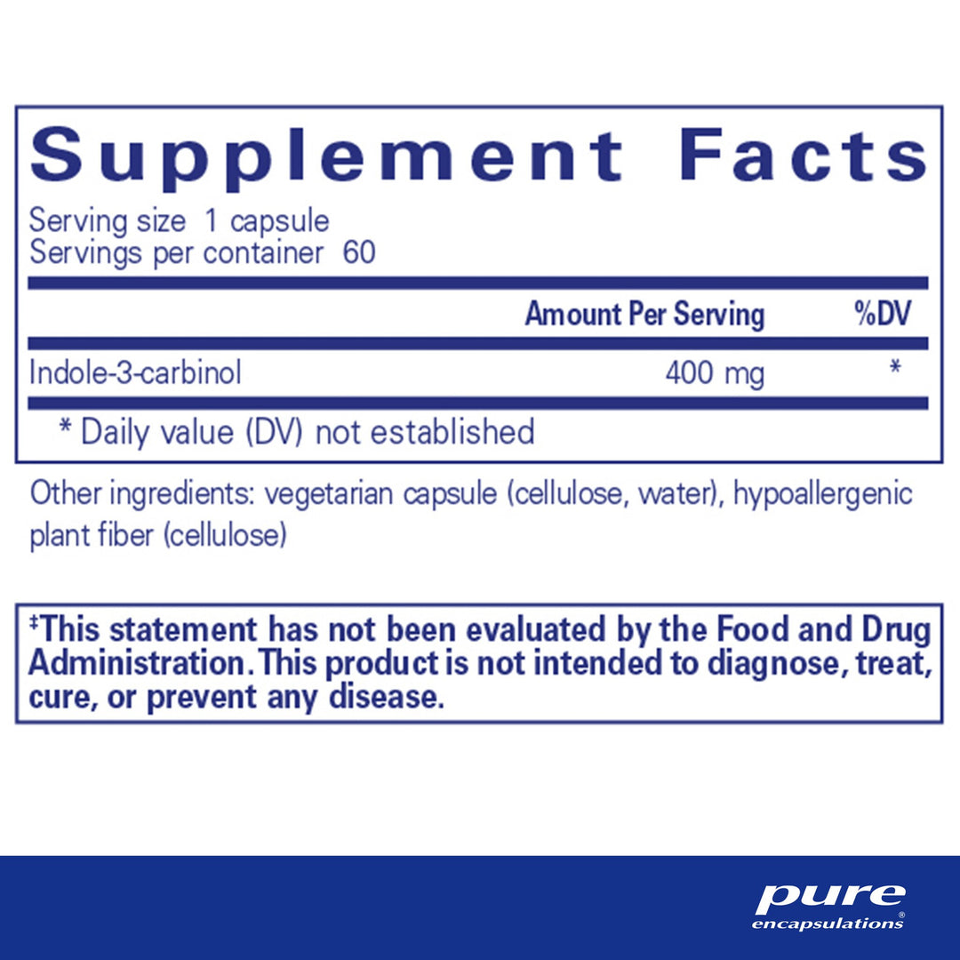 Indole-3-Carbinol 400 mg. 60's
