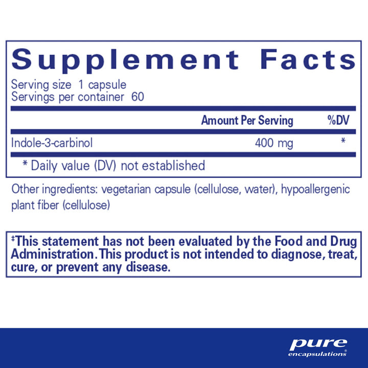 Indole-3-Carbinol 400 mg. 60's