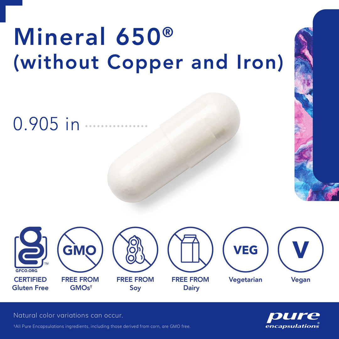 Mineral 650 w/o Cu &Fe 180's