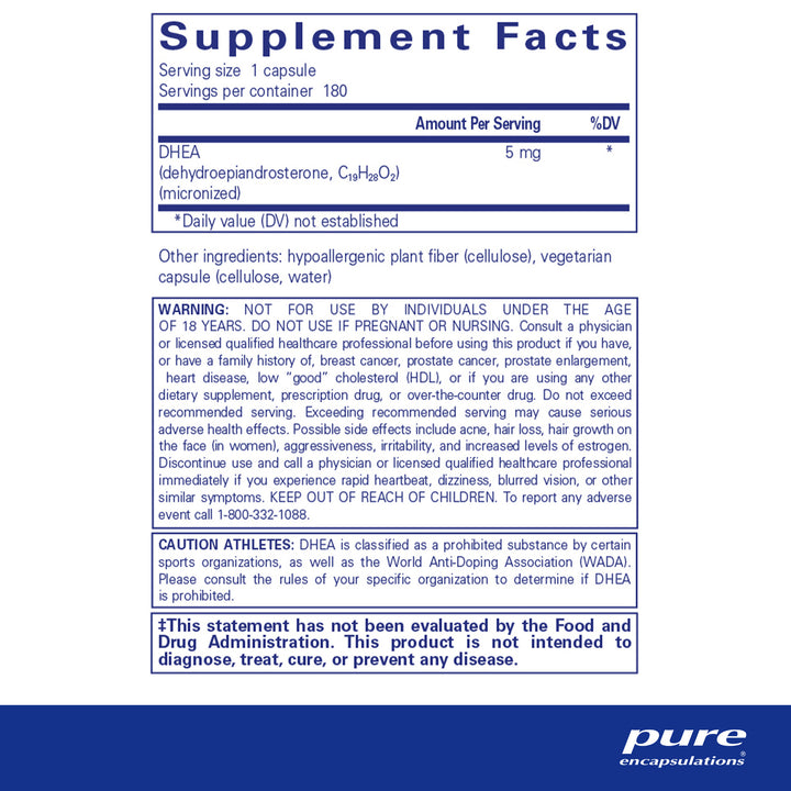 DHEA 5 mg. 180's