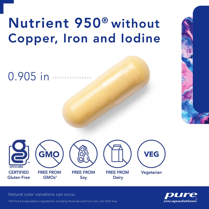 Nutrient 950® without Copper, Iron & Iodine