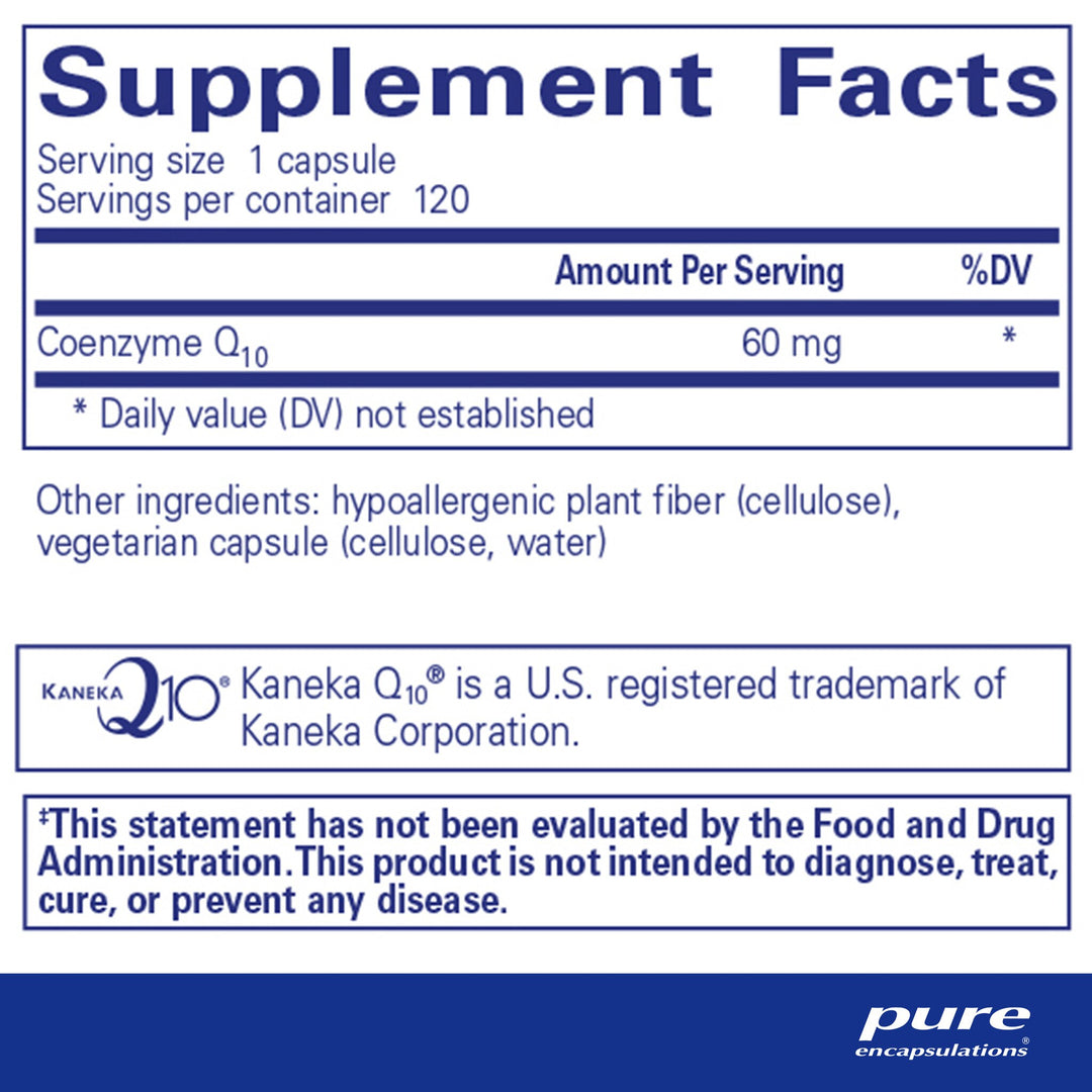 CoQ10 60 mg. 120's