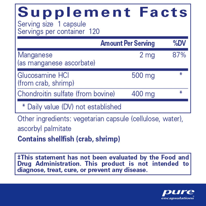 Glucosamine Chondroitin with Manganese 120's