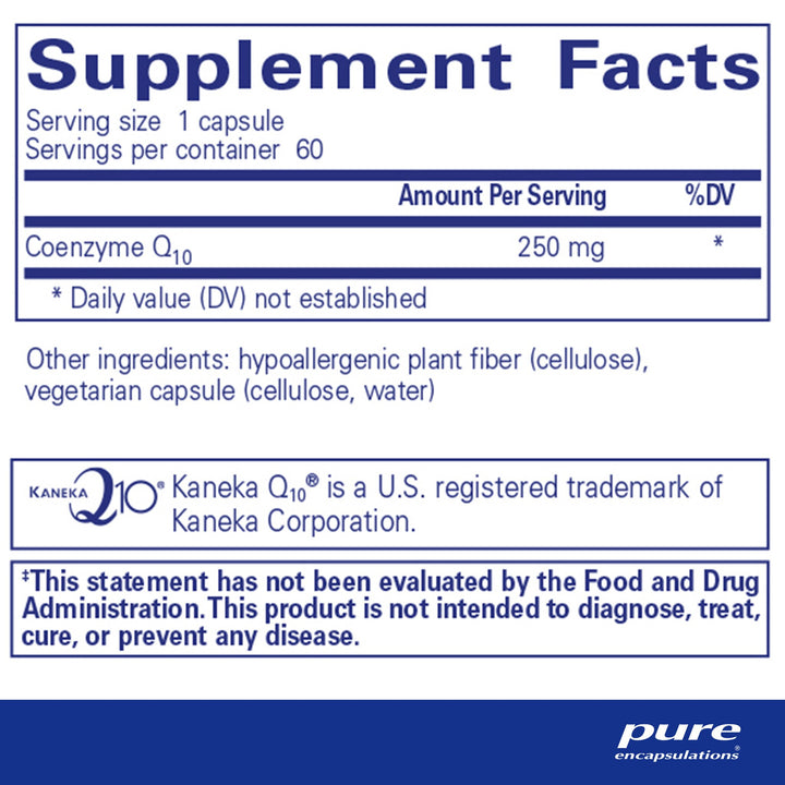 CoQ10 - 250 Mg.