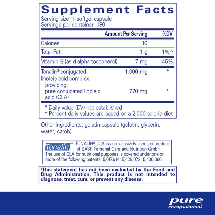 CLA 1000 mg. 180's