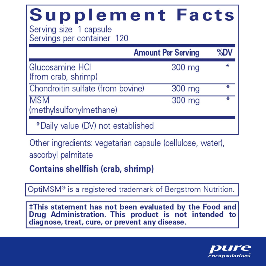 Glucosamine Chondroitin with MSM 120's