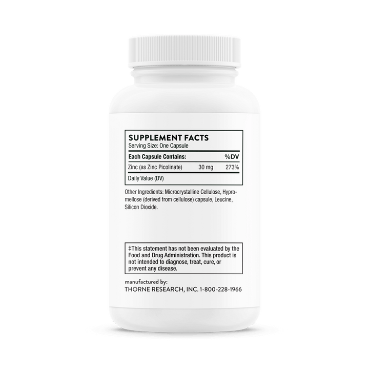 Zinc Picolinate 30 mg - NSF Certified for Sport